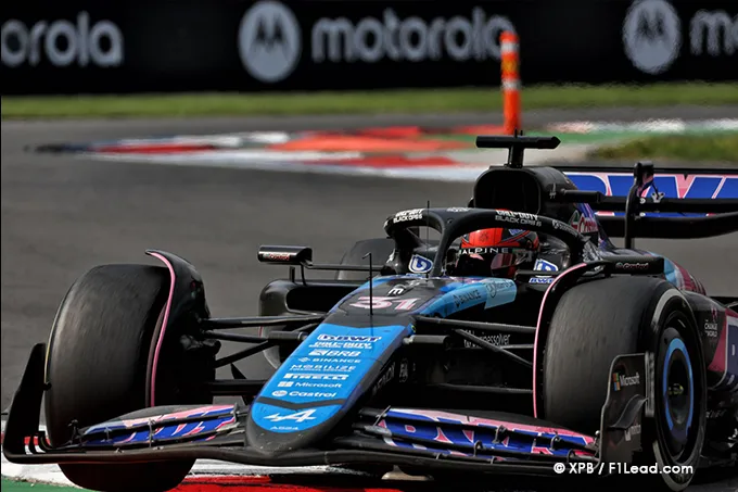 Esteban Ocon didn’t have the same fortune, starting from the pits and finishing 13th