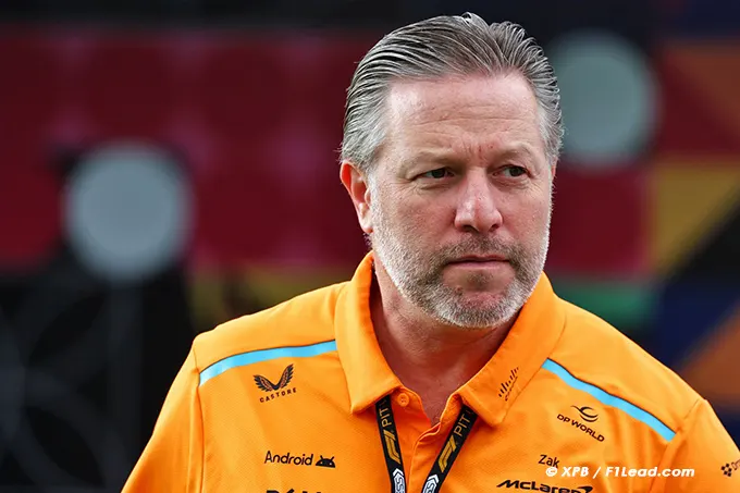 McLaren's Brown Scoffs Piastri Won’t Be Joining Red Bull