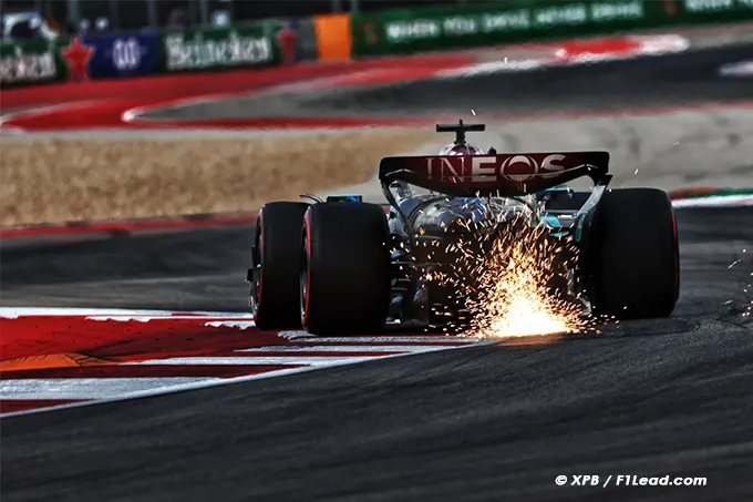 Mercedes F1 Refines Floor Further