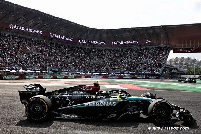 Mercedes Optimises Mexico GP Hamilton P4, Russell P5