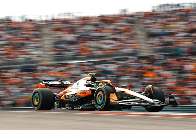 Norris take pole in austin gp f1 2024