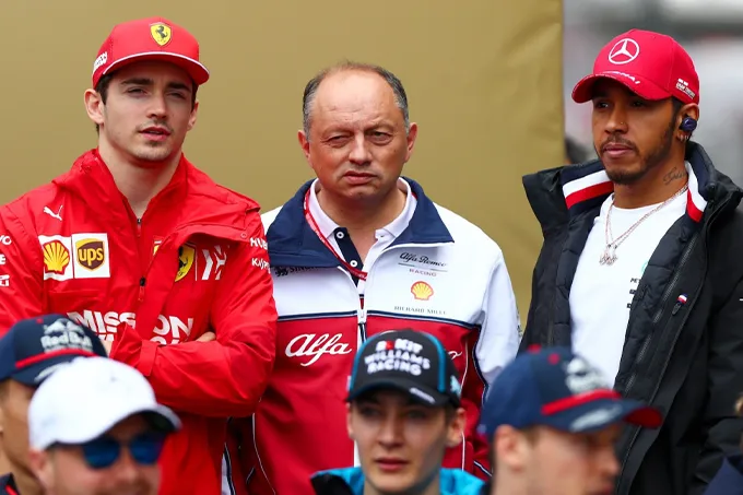 Vasseur Leclerc Backed Hamilton's Move to Ferrari