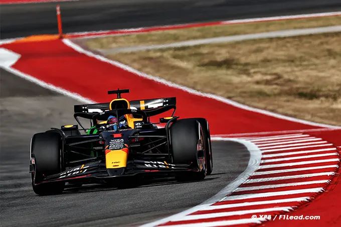 Verstappen - Russell Top Grid for US F1 Sprint Event