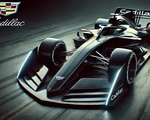 Here is a sleek and futuristic Cadillac Formula 1 car design! Let me know if you’d like further modifications or additional details.