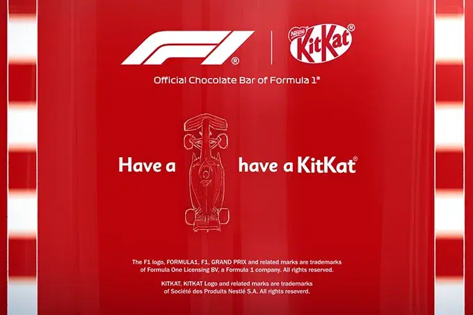 F1 Sweetens the Track with KitKat Partnership