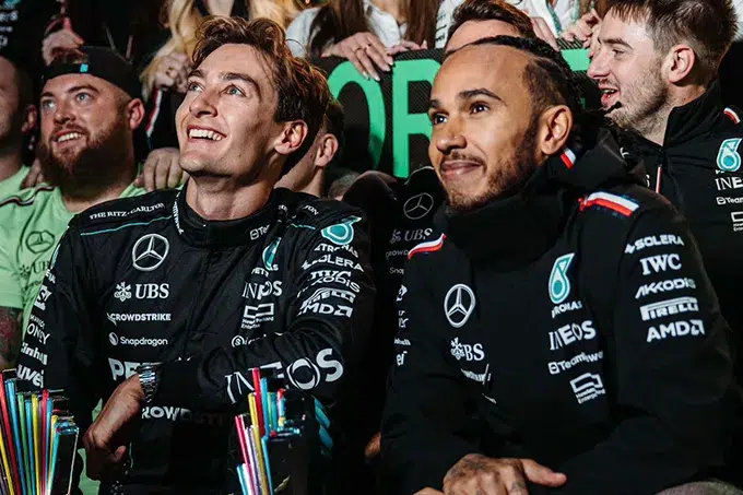 Hamilton’s Charge to P2 Brings Mercedes Double Glory