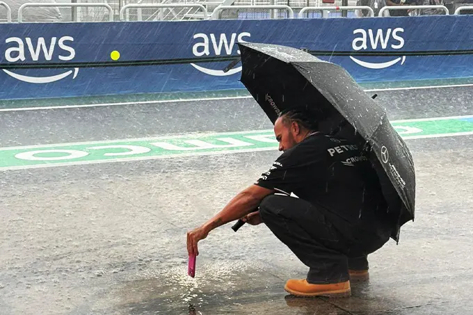 Heavy Rain Forces Delay in Brazilian GP Qualifying