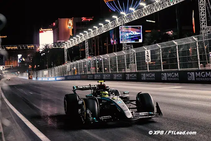 Las Vegas FP2 Hamilton Dominates Red Bull Holds Back