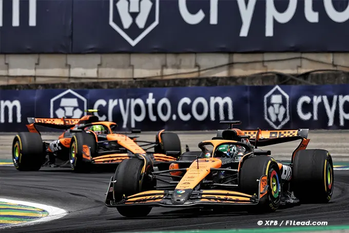 Norris Grudgingly Follows Orders - McLaren Gains on Ferrari