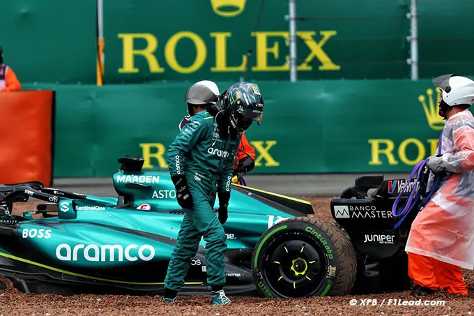 Stroll’s Race Ends Early Due to Brake Failure Woes