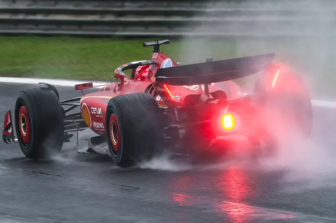 Wet Qualifying Woes Ferrari Fails in Brazil with SF-24 Crash