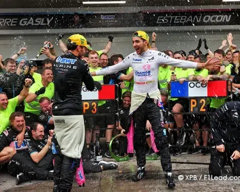 Gasly and Ocon's Iconic Sao Paulo Parade Double Podium