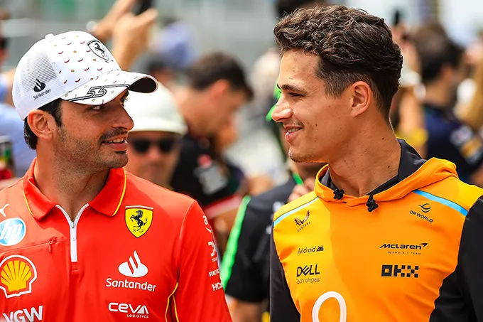 Carlos Sainz Stands by Former Teammate Lando Norris