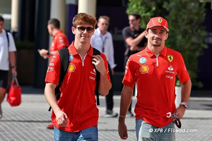 Charles Leclerc's Emotional Day with Brother Arthur at Ferrari