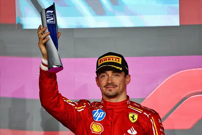 Leclerc Hails Ferrari's Surprise Points Gain Over McLaren