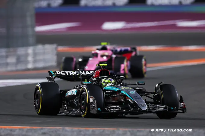 Mercedes F1 Faces Setbacks in Qatar, Hamilton Looks Ahead