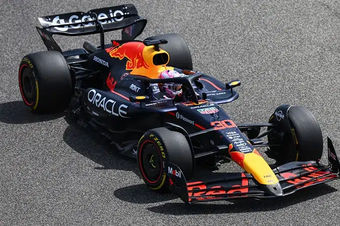 Red Bull RB21 Hits Sakhir