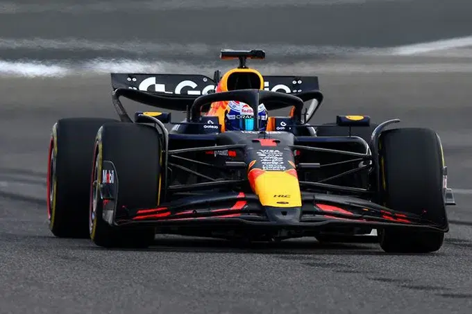 Red Bull RB21 Hits Sakhir