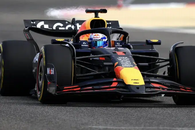 Red Bull RB21 Hits Sakhir