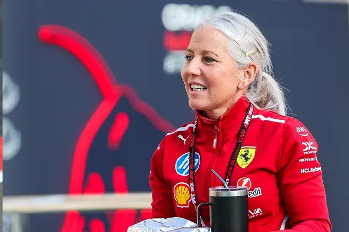 Hamilton Reunites with Angela Cullen for Ferrari F1 Challenge